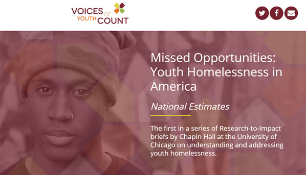 Voices of Youth Count website